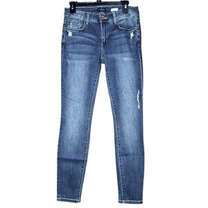 Jacob Davis Women's‎ Uma Distressed Skinny Jeans Size 27